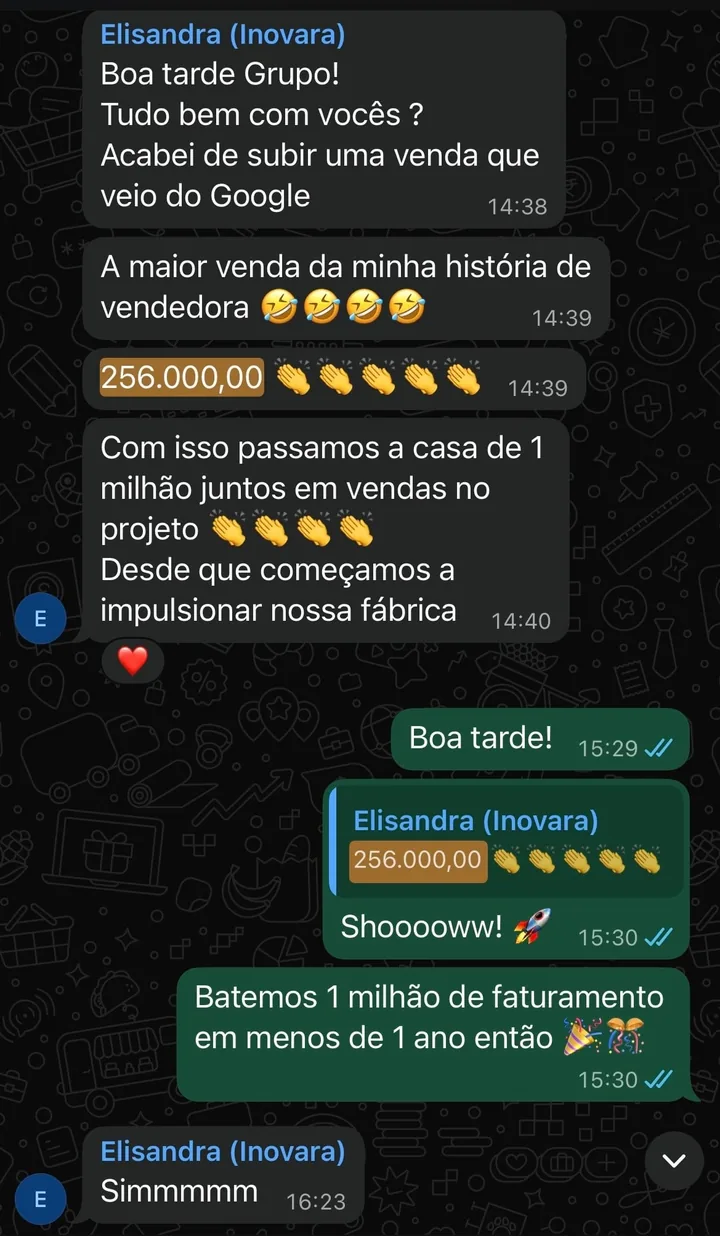 Elisandra, Inovara Móveis Planejados