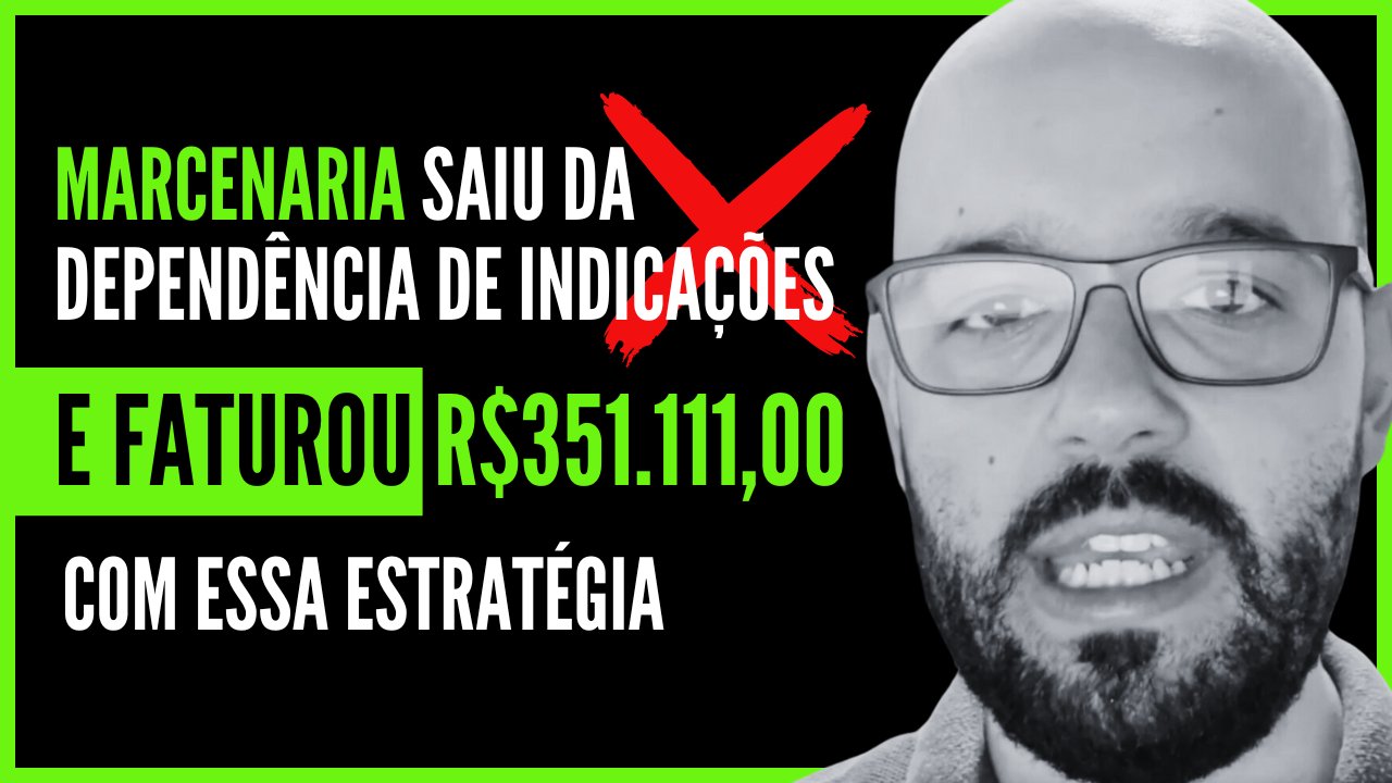 Tráfego pago para marcenaria: Como eu tirei essa marcenaria da dependência de indicações para vender móveis planejados